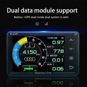 เครื่องมือดัดแปลงรถยนต์ <span class=keywords><strong>LUFI</strong></span> XS รุ่นที่สาม OBD2+GPS มัลติฟังก์ชั่น จอ LCD แสดงผลความเร็วเทอร์ไบน์ ค่า G และไจโรสโคป - Product Image 2