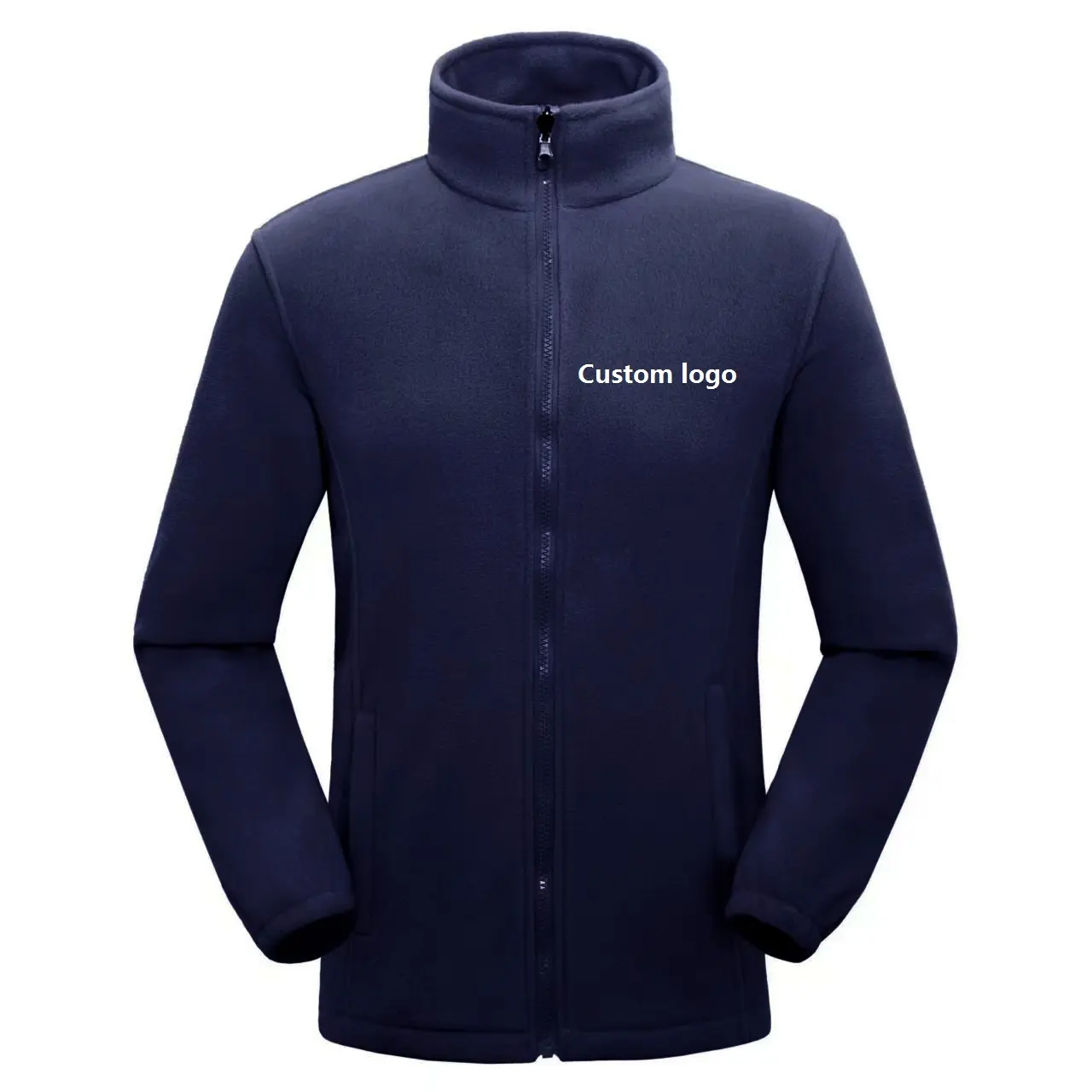 Wholesales High Quality Custom Polar Jackets Casual Outwear Rain Jacket Double Zipper Men Winter Clothes