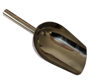 Pelle ronde en métal de haute qualité pour l'échantillonnage et le mélange du béton - Product Image 4