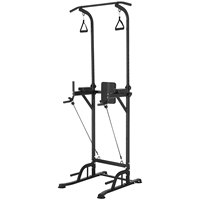 Barre de traction, station de dips, tour de musculation, équipement de fitness, entraînement musculaire, rack d'entraînement réglable en hauteur pour salle de sport à domicile