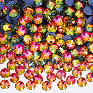 OLeeya Haute Qualité Cristal Verre Strass Colle Allemande Fer sur Cristal ab Hotfix Strass en Vrac pour Tissu Vêtement Décoration - Product Image 2