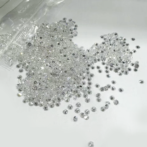 1.1.15mm 0.006カラットラウンドブリリアントフルファセットD VVSラボ栽培合成ダイヤモンド - Product Image 2