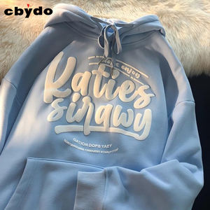 Худи с объемным принтом оптом от производителя, с индивидуальным логотипом, из флиса, полиэстера, хлопка, плотное, оверсайз, мужское, женское, унисекс - Product Image 5