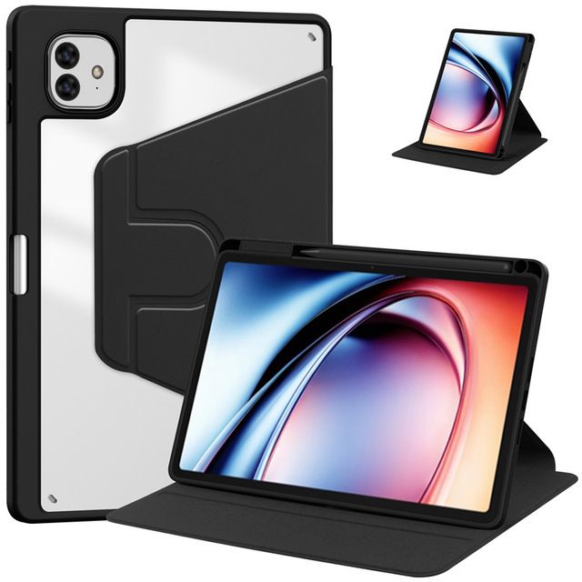 New Rotating Auto Sleep/Wake Function with Airbag Protection Shock Poof Tablet Case Cover for Itel Vista Tab30 GT 11" Tablet