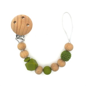 Juguete de madera para bebé, <span class=keywords><strong>mordedor</strong></span> de haya Natural <span class=keywords><strong>personalizado</strong></span>, anillo de madera, <span class=keywords><strong>cadena</strong></span> Dummy, <span class=keywords><strong>cadena</strong></span> para <span class=keywords><strong>chupete</strong></span> de bebé - Product Image 3