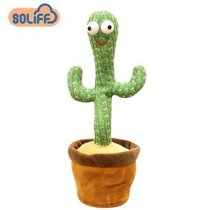 Peluche de cactus bailando, juguete para sacudir con canciones y baile, regalo, iluminación, cactus de peluche - Product Image 2