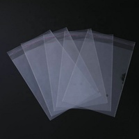 Sacs en plastique transparents autocollants personnalisés, recyclables, en BOPP, pour l'emballage de biscuits, bonbons et gâteaux individuels