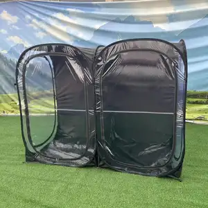 Yeni tasarım özelleştirme 2 kişi Pvc ve Oxford kumaş çadır kamp açık oyun spor etkinlikleri için izlerken