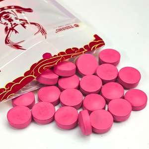 Accessoires de billard en gros, marque BUCKS, embouts de queue de billard de 14 mm, matériau en peau de porc, professionnels, durables, chaque sac contient 50 pièces - Product Image 5