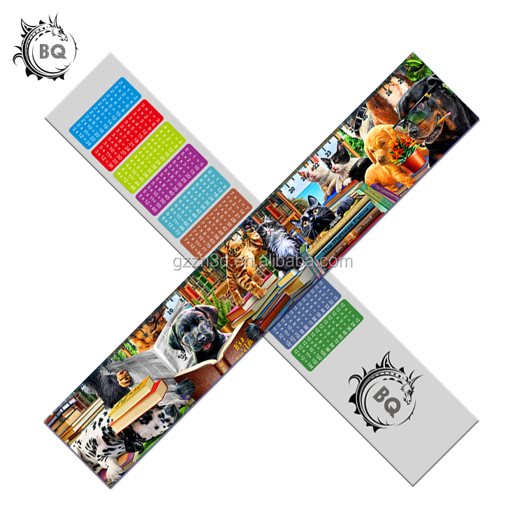 Симпатичная/необычная 3d-линейка, Пластиковая Гибкая линейка, индивидуальная форма