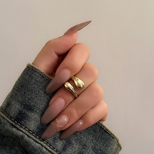 <span class=keywords><strong>Anello</strong></span> Etnico alla Moda Placcato Oro 18K a Forma di <span class=keywords><strong>Serpente</strong></span> <span class=keywords><strong>con</strong></span> Gemma e Apertura Personalizzabile per Donne - Product Image 4