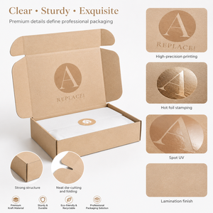 Custom Logo Printed Kraft Corrugated Mailer Boxes Eco Friendly Brown Kraft Shipping <b>Box</b> For Apparel Cosmetic Gift Packaging - Product Image 4