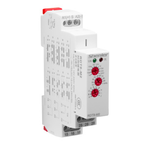 Shenler RDT8-M1/2 Thời gian chuyển tiếp mỏng đa chức năng nhỏ Thời gian chuyển tiếp chậm trễ phá vỡ AC220V DC24V - Product Image 1