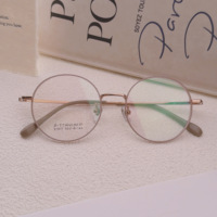 Gafas Unisex de Diseño Delgado y Texturizado con Montura Completa Redonda Ultraligera y Moderna, Patrón Geométrico, Lentes de PC de Alta Gama 91917