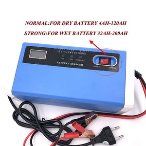 12V 24V 10A Cargador de coche Motocicleta Camión Carga Pantalla LCD inteligente AGM Cargador de batería de gel de plomo ácido 12V para 4AH-200AH - Product Image 2
