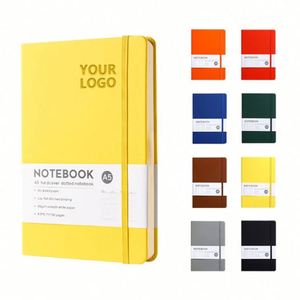 Custom Logo Business A5 Personalized <b>Notepad</b> Customizable Pu <b>Leather</b> Notebook Cover Branded Company Office Meeting Notebooks - Product Image 1