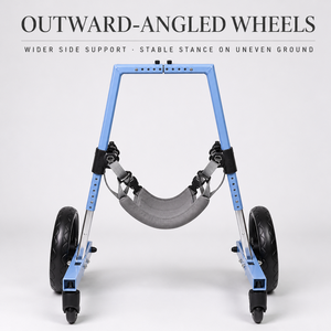 Silla de Ruedas para Perros de Doble Uso, Carro de Movilidad para Mascotas con Ruedas Delanteras y Traseras, Convertible, para Rehabilitación - Product Image 2