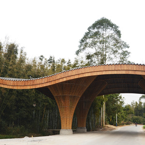 Bamboo Archway Pergola ZG 03 Weather Resistant Outdoor Decorative Structure For Garden Landscape - Product Image 2