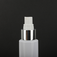 Bouteille en plastique PET vide pour parfum, soin de la peau, tonique, 100 ml, 120 ml, 150 ml, emballage cosmétique avec vaporisateur argenté
