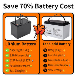 Yüksek güç 25.6V 50Ah katı hal pil paketi IP65 anma 6000 döngüleri temizlik makineleri için 5 yıl garanti Premium performans - Product Image 4