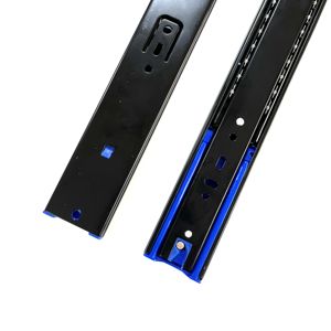 Riel de canal telescópico hidráulico de fábrica, corredor de cajón de 45mm, deslizamiento de cajón de cierre suave - Product Image 3