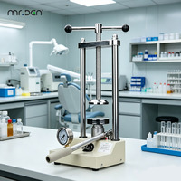Prensa Hidráulica Dental Manual Mr.Den para Laboratorio de Prótesis con Manómetro