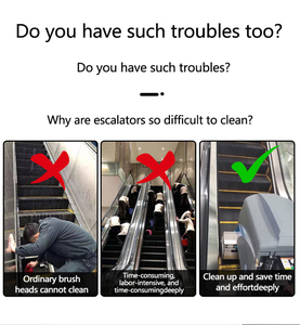 Mini Autonomous Industrial <b>Cleaning</b> <b>Machine</b> Manual Battery Powered <b>Floor</b> Scrubber Escalator - Product Image 2