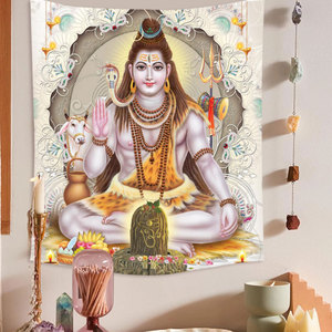 Voi Ấn Độ Mandala Treo Tường Ganesha Chăn Trang Trí Tường Tấm Thảm - Product Image 1