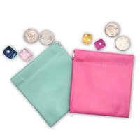 Personalisierte PU-Leder Mahjong-Würfelbeutel, Quetsch-Mahjong-Tasche, Mini-Würfel-Münz-Fliesen-Geldbörse für Brettspiele, Partys und Reisen