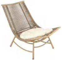 Chaises longues de jardin en rotin modernes pour les loisirs en plein air