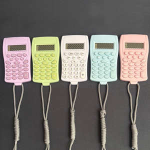 Portable Lanyard Calculator 8 Digit Battery Powered Pocket Size With Logo KK1660 - Product Image 3