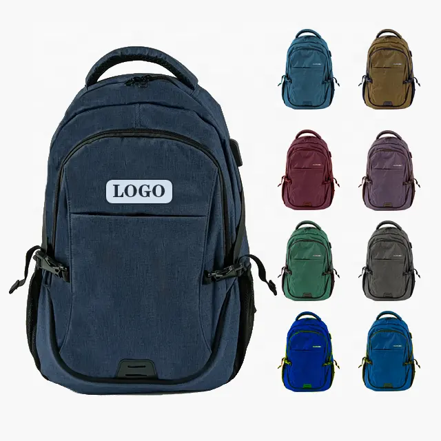 Custom Logo Waterproof Men's School Bags Backpack Office Computer Bag Laptop Backpack Rucksack Travel Backpack Bags For Men