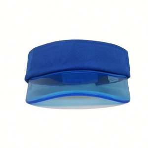 Vente en gros de visières transparentes personnalisées en PVC pour le sport, le tennis et la protection solaire, modèle Gorro Visera Sombrero De Sol, modèle Sun clear Visor Hat - Product Image 5