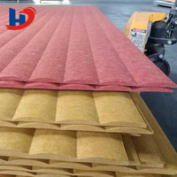 Panneaux acoustiques décoratifs 3D HENGJIU, insonorisants, 100% fibre de polyester, écologiques, pour salon et chambre à coucher