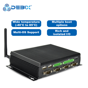 -20ถึง70 ℃ ความน่าเชื่อถือสูง> 50000ชั่วโมง MTBF ดีไซน์กะทัดรัด i.mx 8M บวกคอมพิวเตอร์อุตสาหกรรม eMMC 256GB สำหรับสภาพแวดล้อมที่เลวร้ายเลวร้าย - Product Image 1
