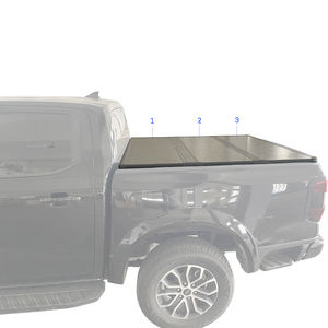 Dodge Ram 1500/2500 Crew Cab <span class=keywords><strong>4</strong></span> portes 5ft7inch lit court dur Tri-Fold Tonneau Cover Waterproof Folding pour <span class=keywords><strong>Silverado</strong></span> Model Truck - Product Image 1
