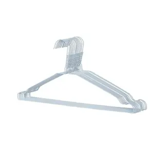High Quality White Clothes Hanger Metal Hanger For Cloths For Dry Cleaning
