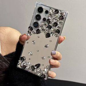 Sang Trọng Pha Lê Bling Thiết Kế Trường Hợp Đối Với Samsung Cho Galaxy S25 Siêu S24 Cộng Với Lấp Lánh Kim Cương Gương Bìa Cho A55 Di Động - Product Image 3