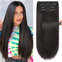 Extensions de cheveux à clipser Balayage Highlight Body Wave, 100% cheveux humains Remy, accessoires capillaires féminins