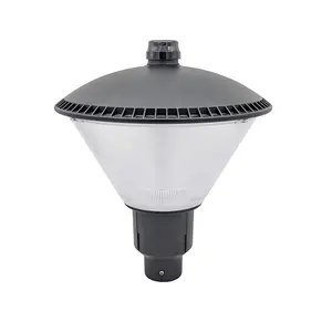 Dark to dawn outdoor led garden post lights with photocell energy saving led urban light post top for pedestrian street pole