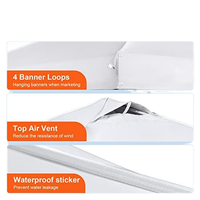 Tente pliante en fer pour salon professionnel, facile à monter, impression personnalisée, auvent pop-up, gazebo, chapiteau, tente en PVC monocouche