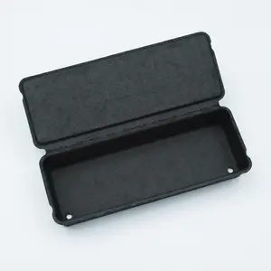 Custom Black Biodegradable Pulp Molded Packaging Box Eco-Friendly Recyclable Protective Container Solution