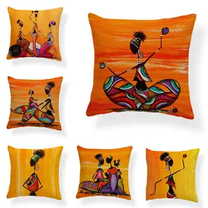 בית דקורטיבי אפריקאי תמונות דיגיטלי הדפסה אתני כיסא כרית מכסה לספה