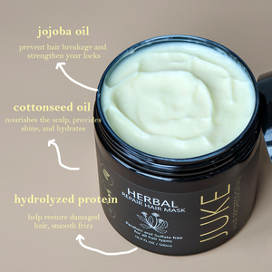 <span class=keywords><strong>Masque</strong></span> capillaire concentré à base de plantes Juke Private Label 500 ml en gros, nourrit en profondeur les cheveux gras et le cuir chevelu, améliore la santé des cheveux - Product Image 3