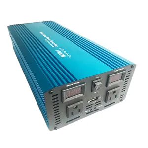 12V DC Để 110V AC Đầy Đủ Điện Off Lưới 60Hz Tinh Khiết Sóng Sin Điện Biến Tần 1000W 15000W 2000W 3000W