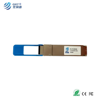 Modul optik serat Transceiver konektor LR, Mode tunggal 1310nm 10km QSFP + LR