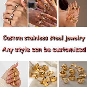 Custom Vintage <b>Men</b> <b>Ring</b> Hypoallergenic Non TarnishTungsten Engagement14k 18k Gold Plated <b>Ring</b> for <b>Men</b> Women - Product Image 4