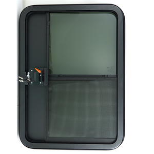 Bán chạy nhất chất lượng Tempered Glass Teardrop cửa 660x914 mét Caravan cửa với khóa an toàn cắm trại cửa - Product Image 5