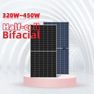 Panel surya baru hitam 335W 435W 455W Panel surya Bifacial penuh hitam Jerman - Product Image 1