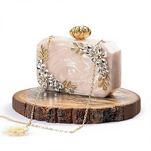 Sac de soirée pour femme en résine, neuf, vente en gros directe d'usine, grande capacité, sac à main brillant en résine - Product Image 1